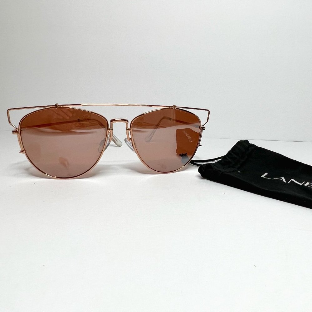 Lane Bryant Rose Gold Aviator Sunglasses